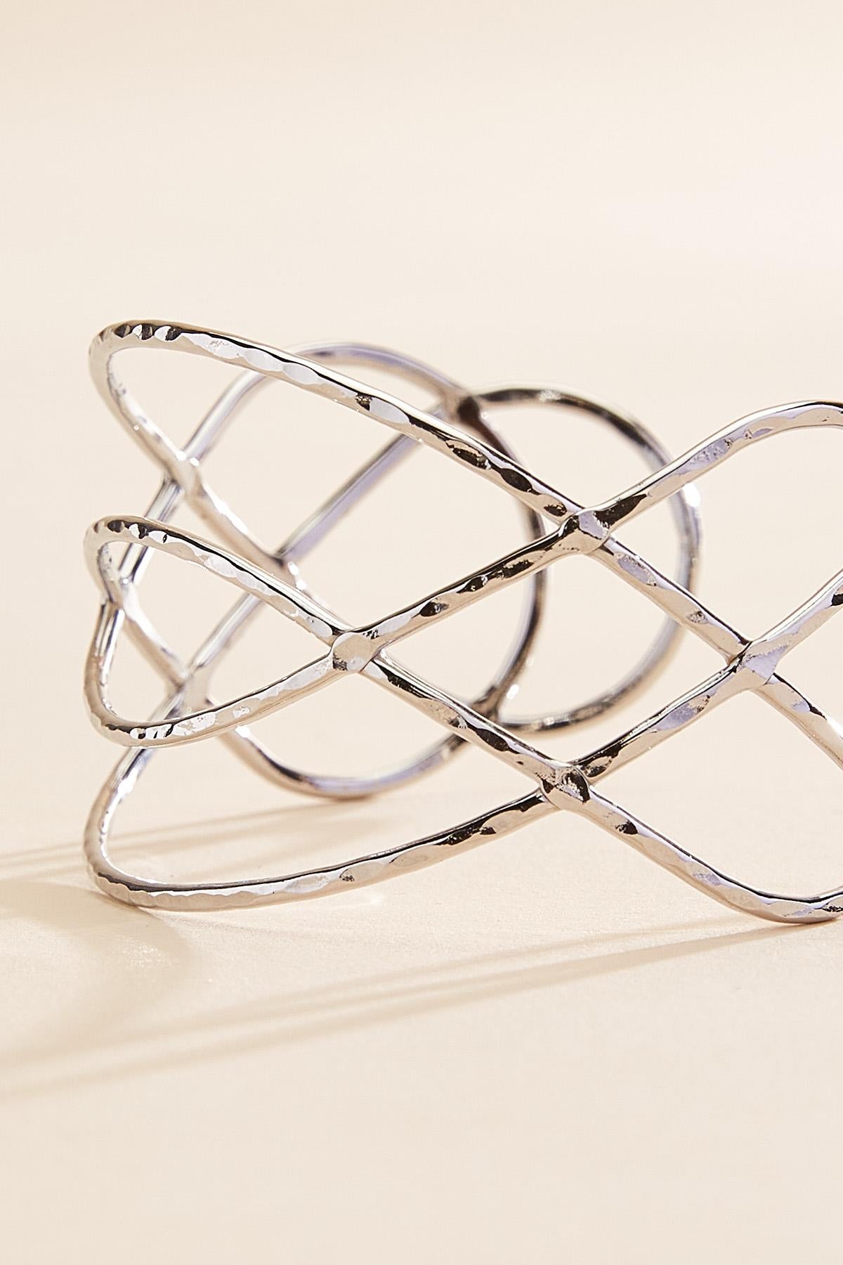 thin hammered cuff bracelet Versona Trends|Jewelry