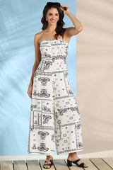 walk in the sun strapless jumpsuit Versona Trends|Apparel