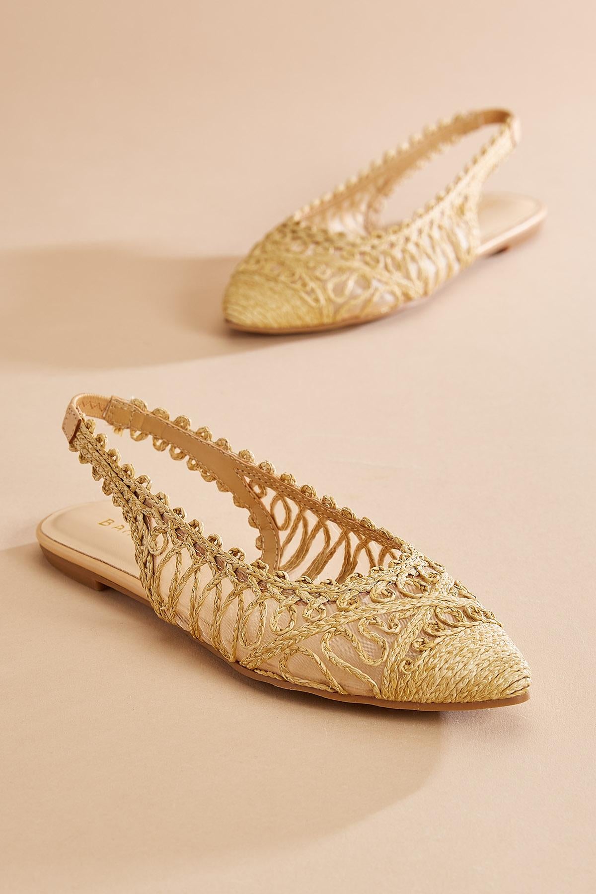 straw slingback mules Versona Trends|Shoes