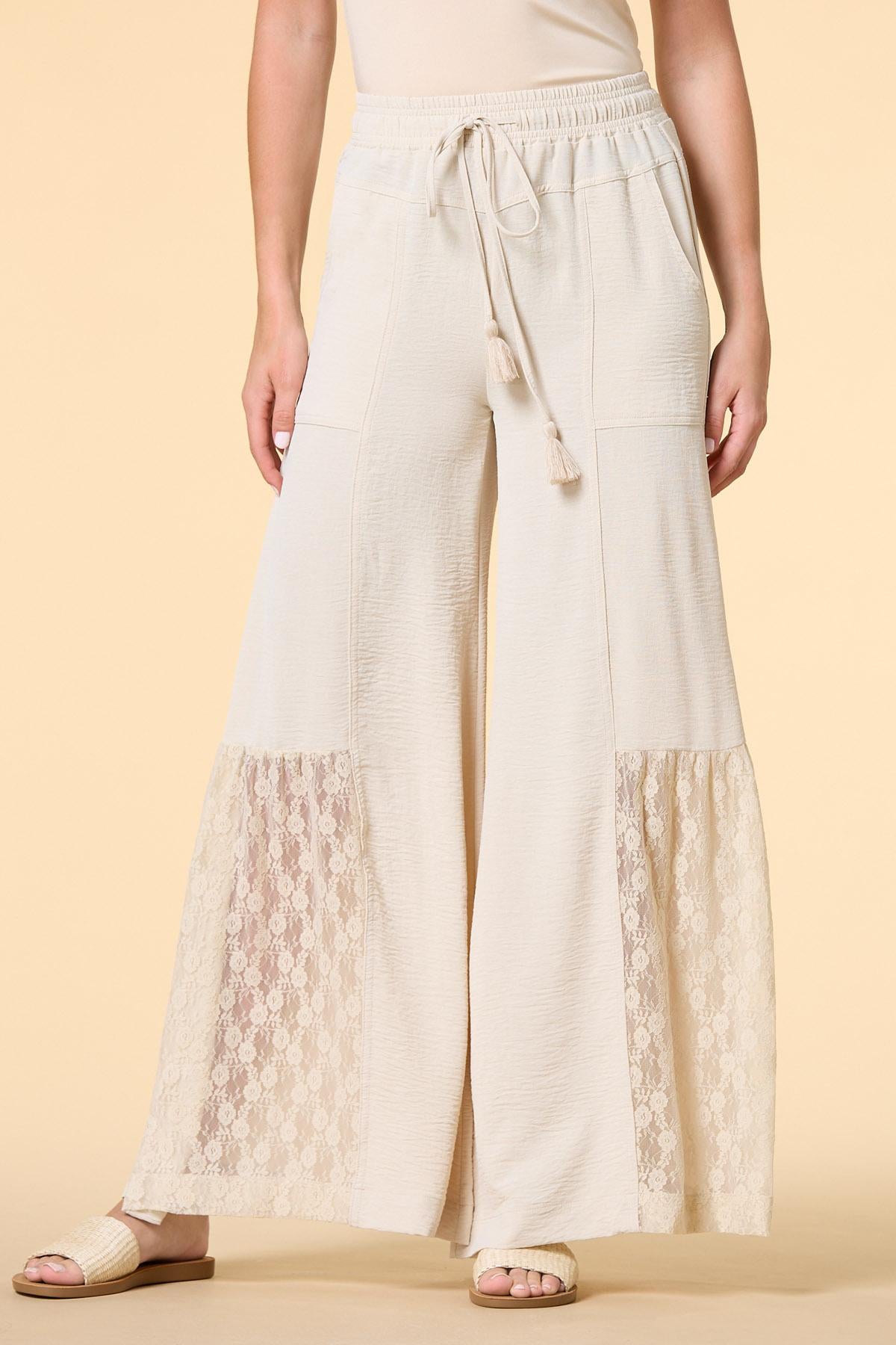 a little lace pants Versona Trends|Apparel