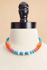 multicolor lucite beaded necklace Versona Trends|Jewelry