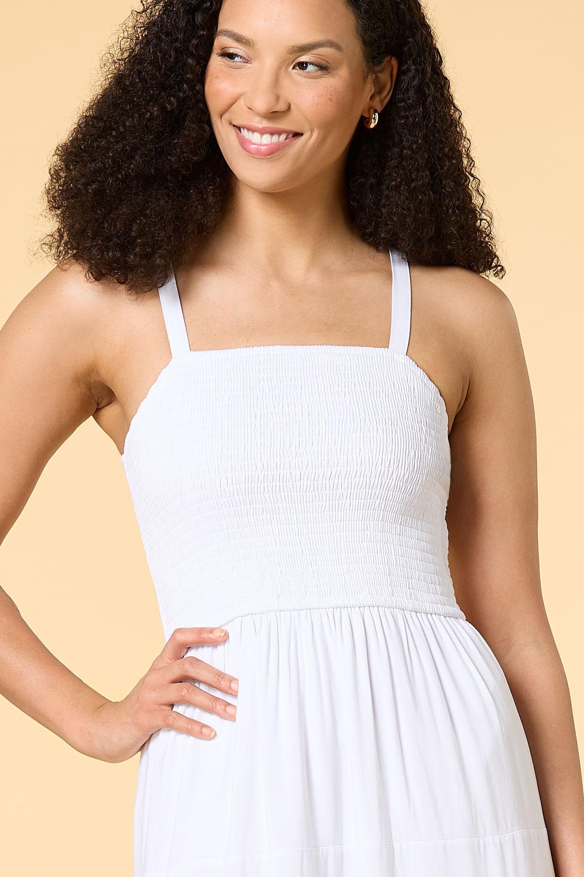 smock steady maxi dress Versona Trends