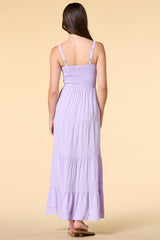 smock steady maxi dress Versona Trends