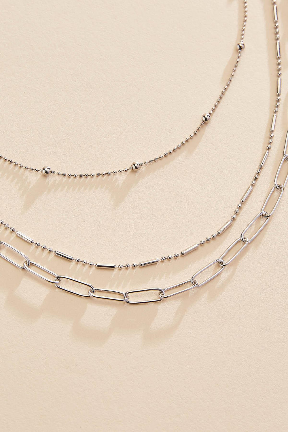 mixed chain layered necklace Versona Trends|Jewelry