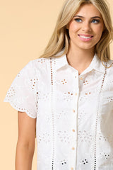eyelet in the sun shirt Versona Trends