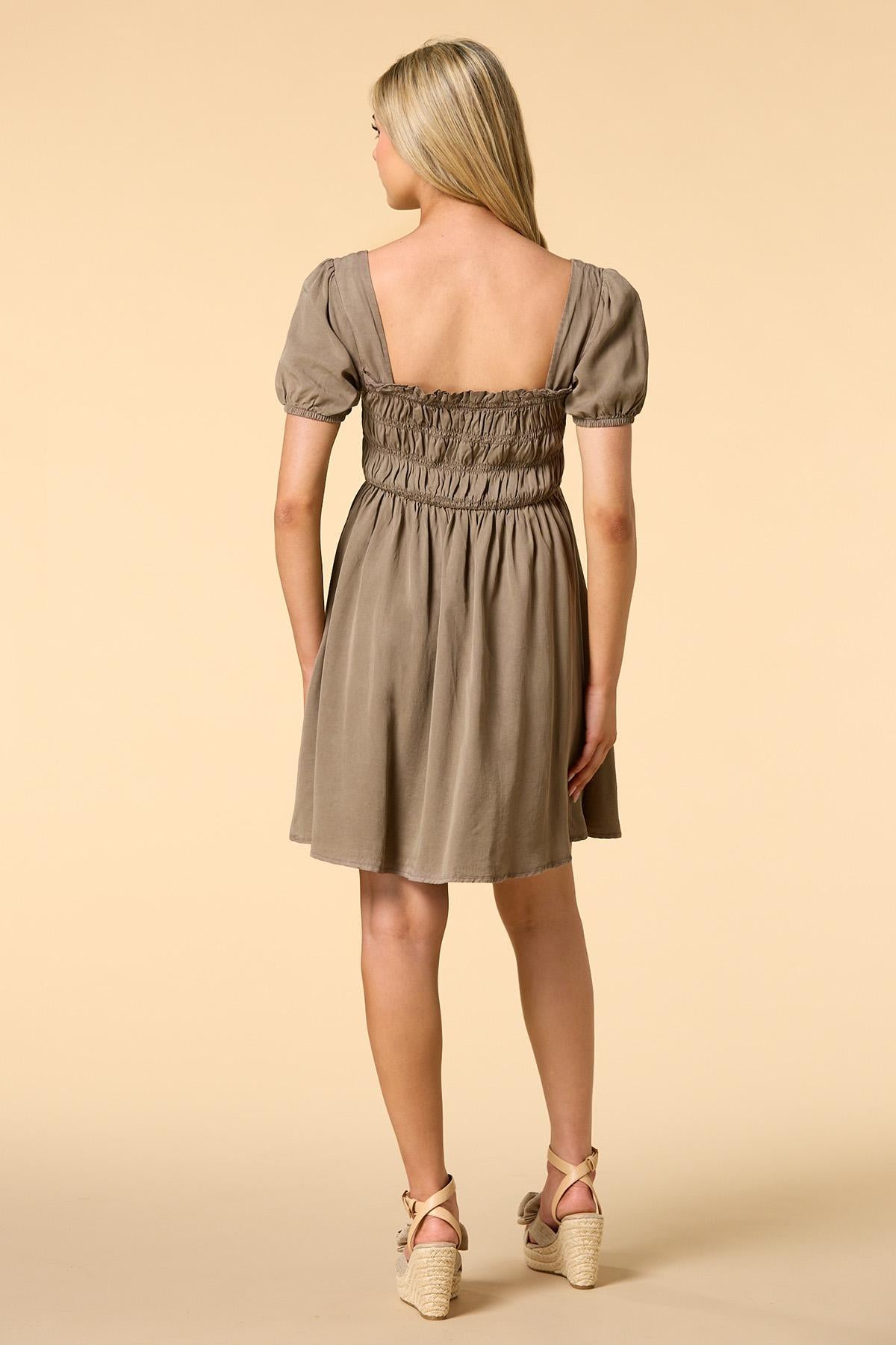 brown eyed girl mini dress Versona Trends