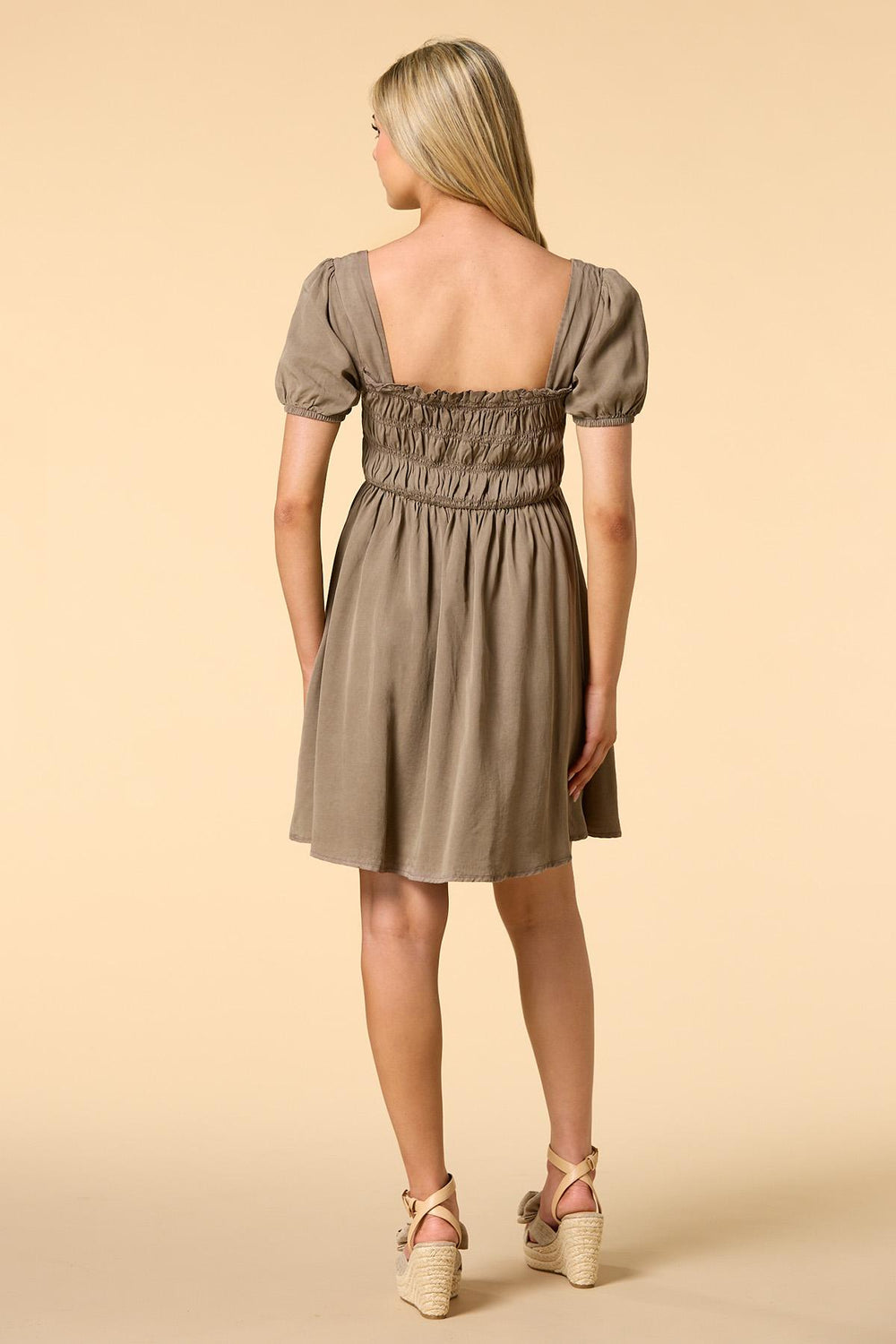 brown eyed girl mini dress Versona Trends
