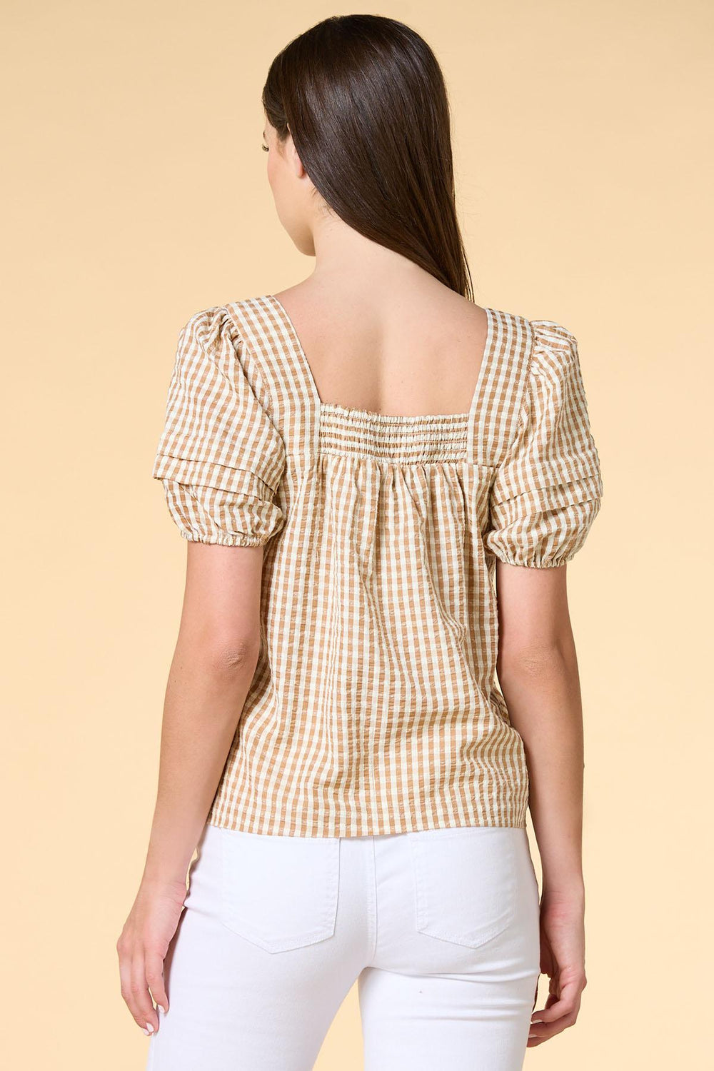 gingham girl top Versona Trends