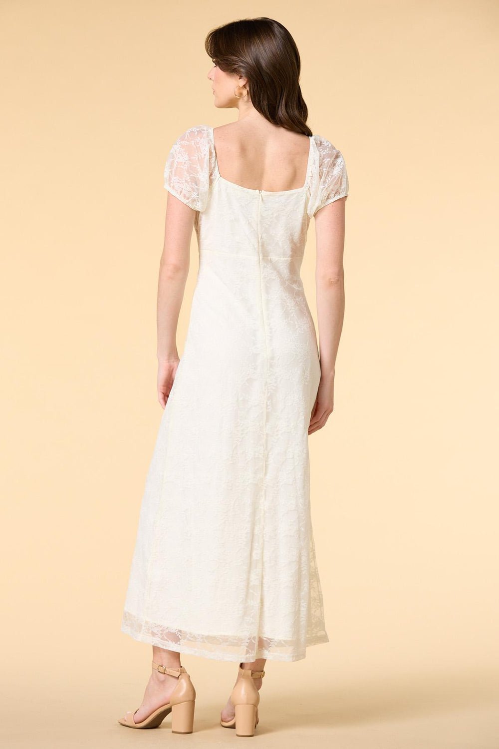 blushing bride maxi dress- ivory Versona Trends