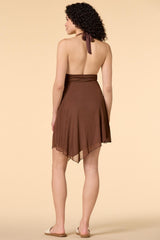 mesh with me mini dress Versona Trends