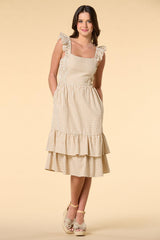 go with gingham midi dress Versona Trends