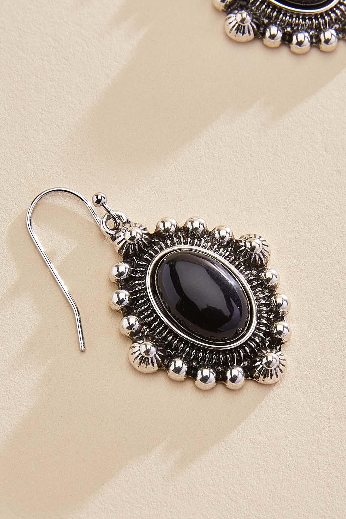 western lucite stone dangly earrings Versona Trends|Jewelry