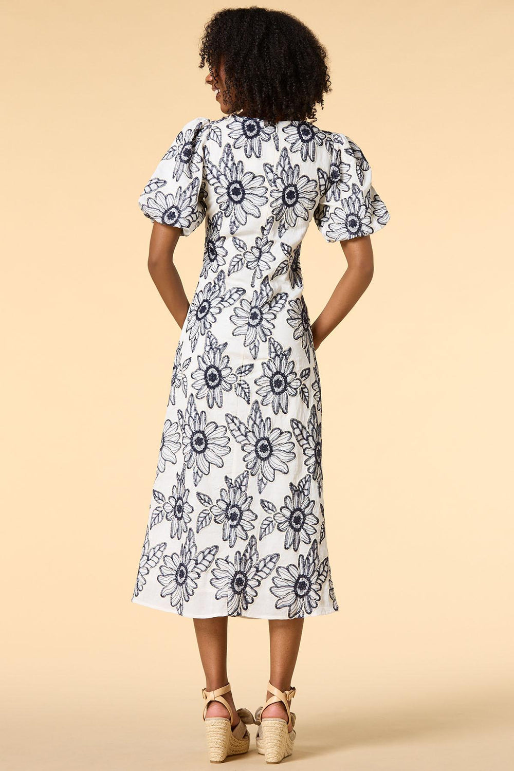 cool blooms midi dress Versona Trends