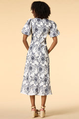 cool blooms midi dress Versona Trends