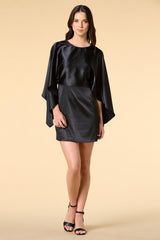 take cover satin dress Versona Trends