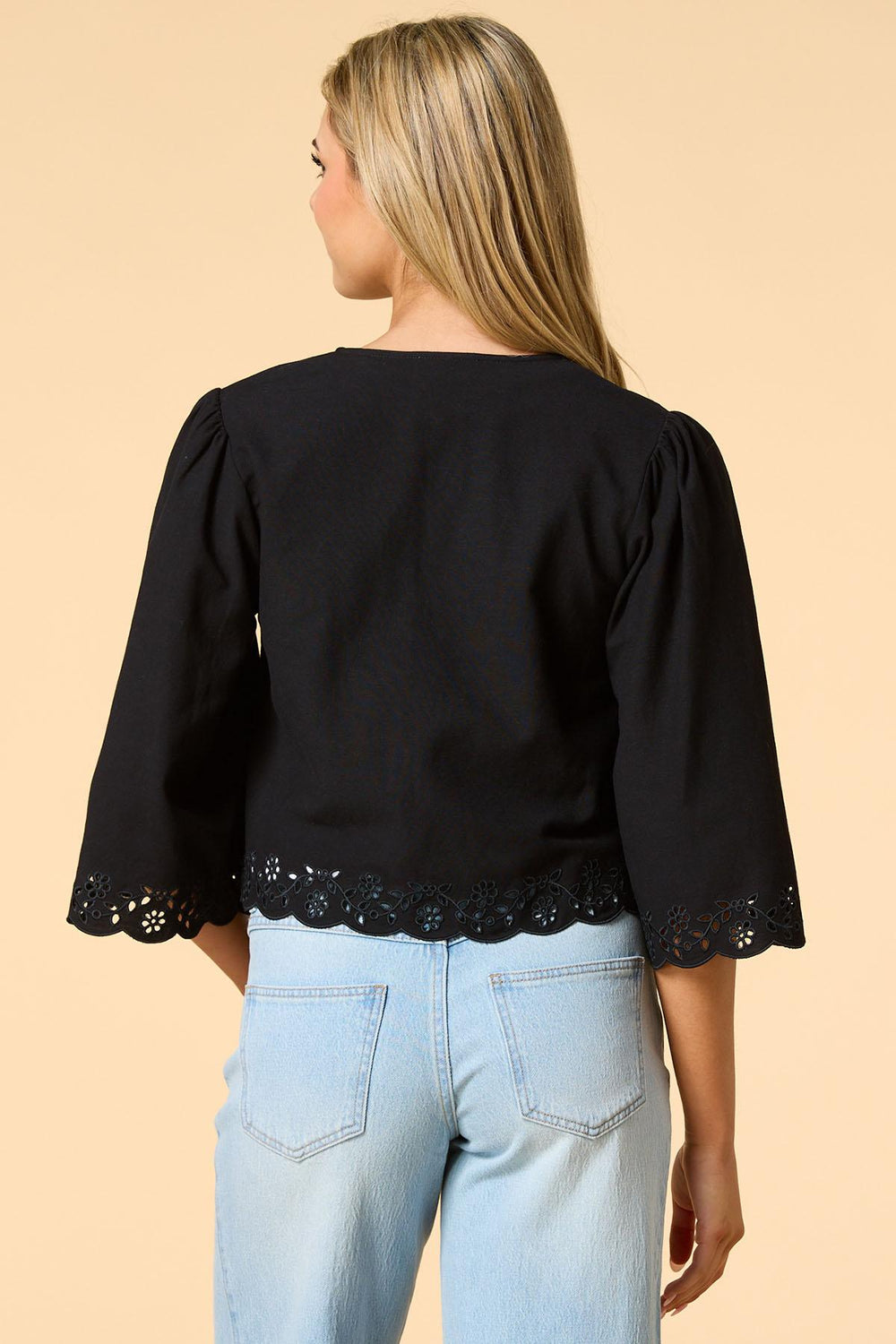 desert rose embroidered bolero Versona Trends|Accessories