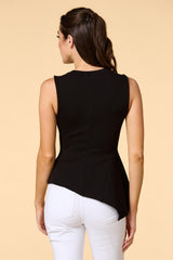 lean on me asymmetric tank Versona Trends