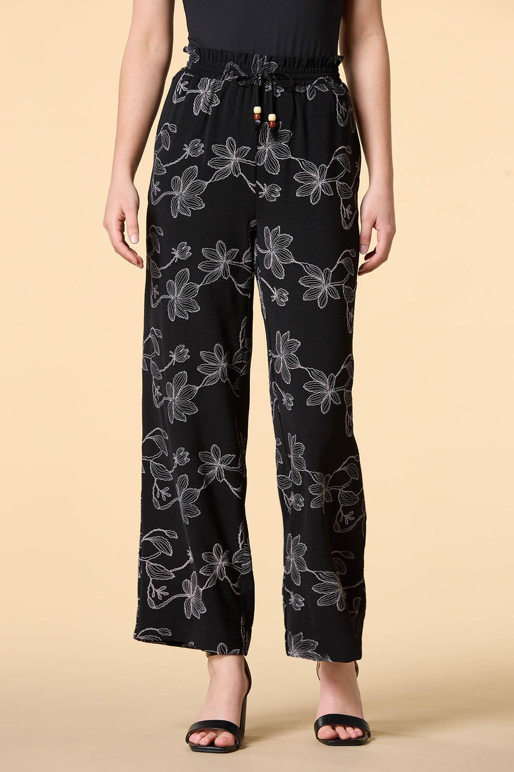 hook me up embroidered pants Versona Trends|Sale