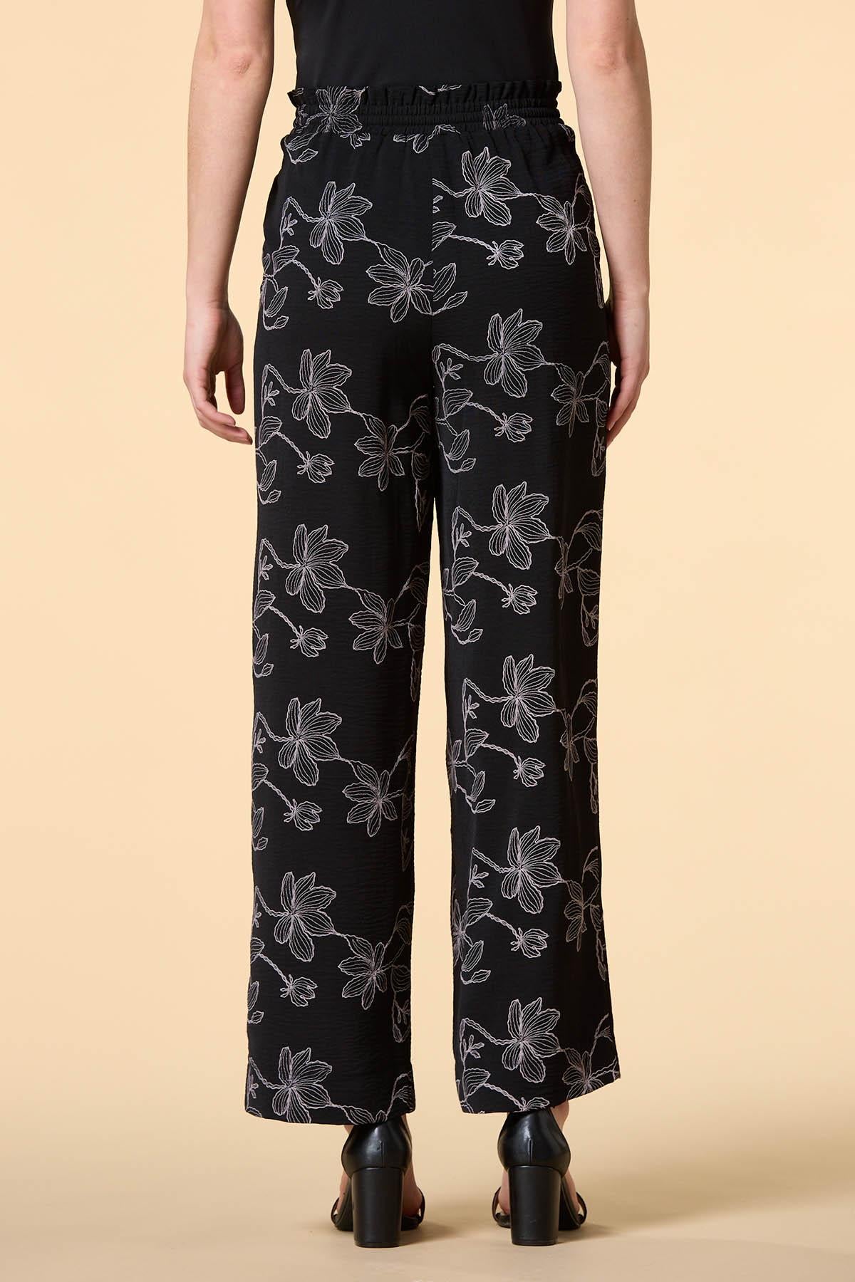 hook me up embroidered pants Versona Trends|Sale
