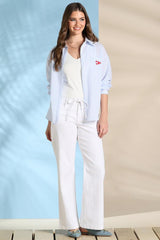 all ties on me white jeans Versona Trends|Apparel