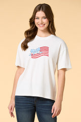 american flag graphic tee Versona Trends|Apparel