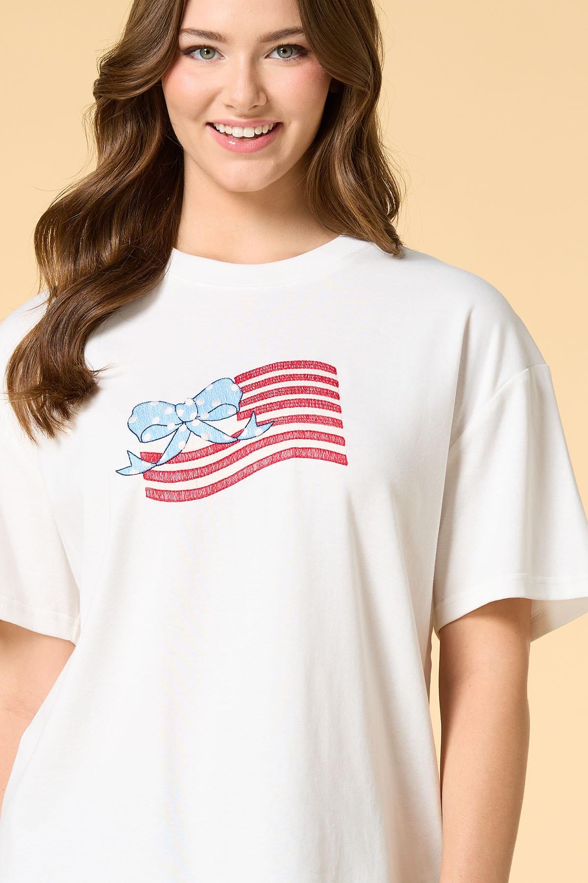 american flag graphic tee Versona Trends|Apparel