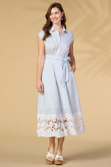 spring water shirt dress Versona Trends|Apparel