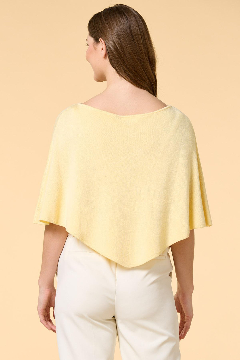 on the wave cropped knit poncho Versona Trends|Accessories