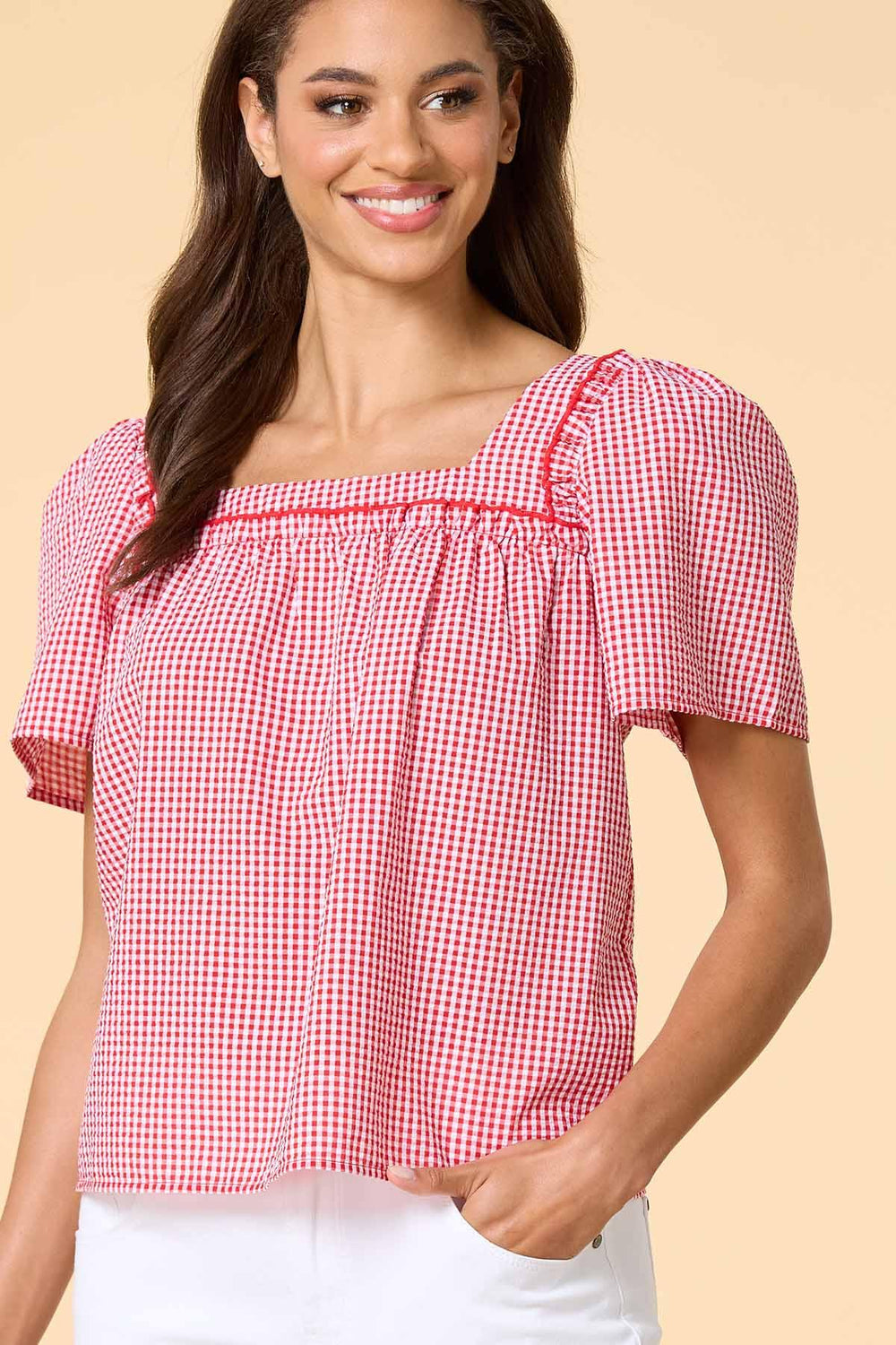 got to have gingham top Versona Trends