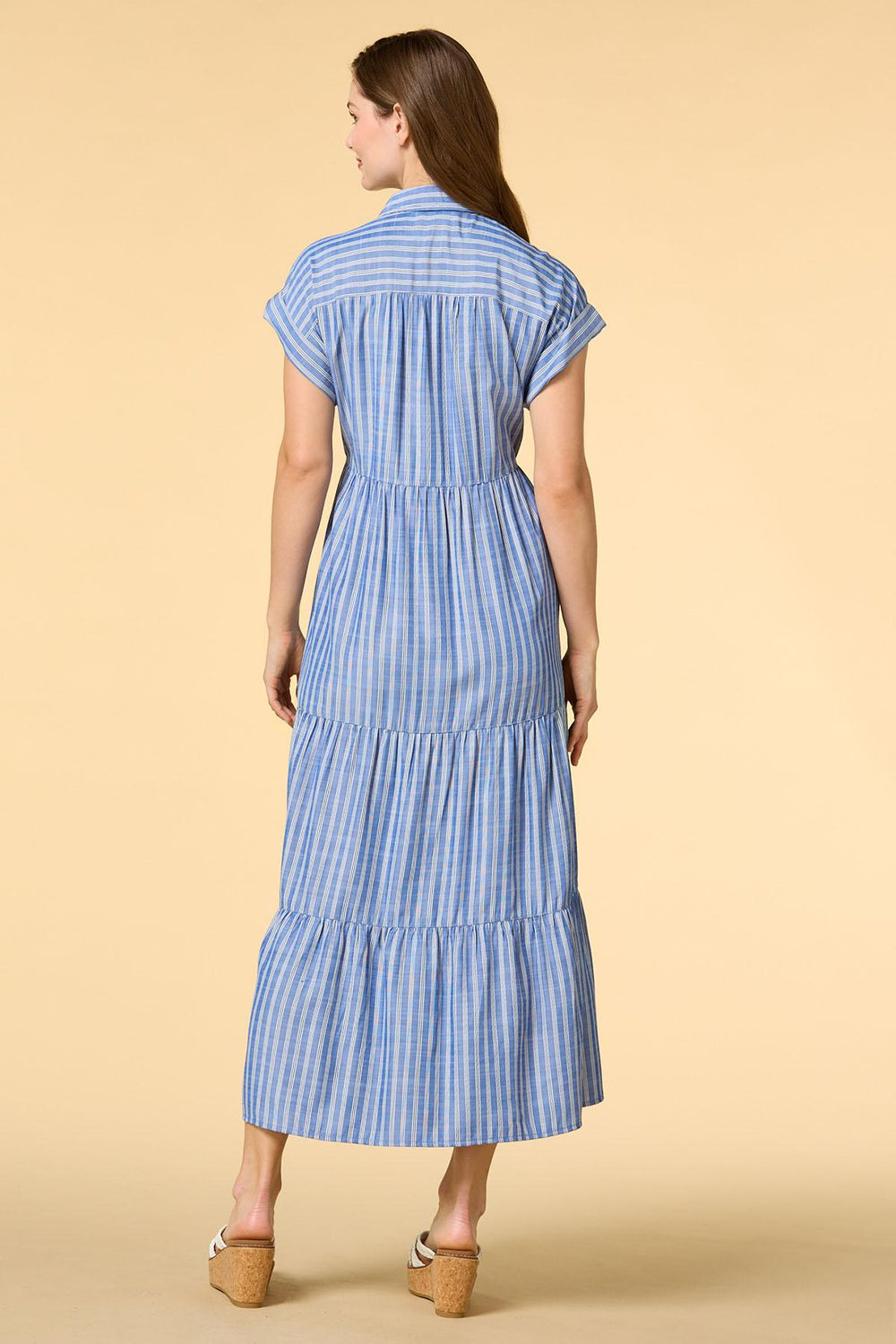 line leader shirt dress Versona Trends