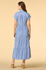 line leader shirt dress Versona Trends