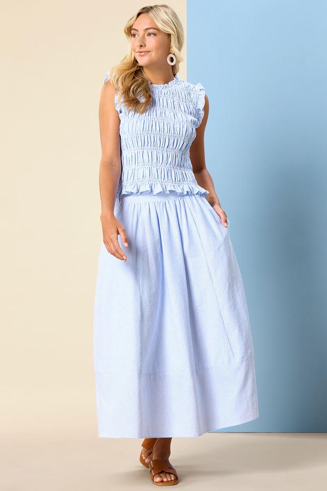 between the lines maxi skirt Versona Trends|Apparel