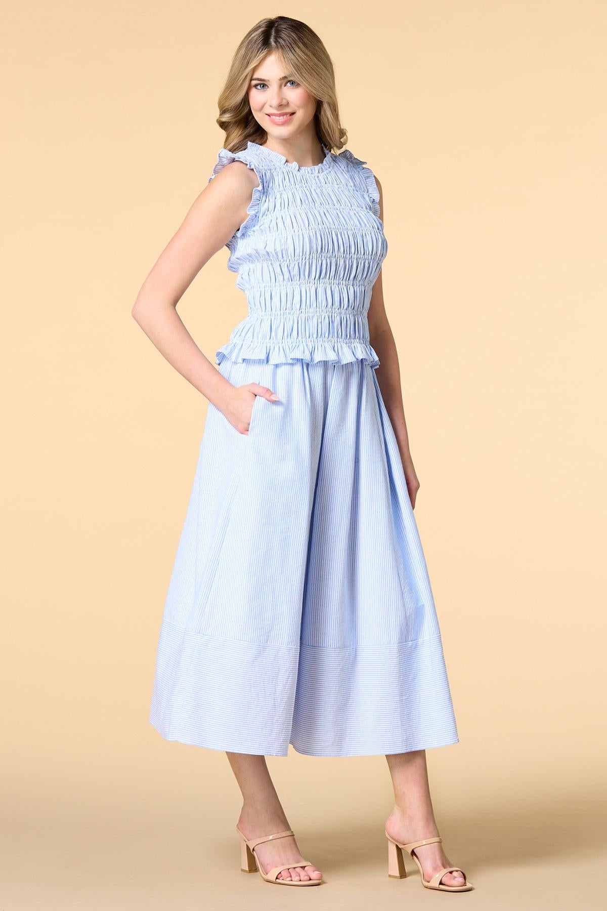 between the lines maxi skirt Versona Trends|Apparel