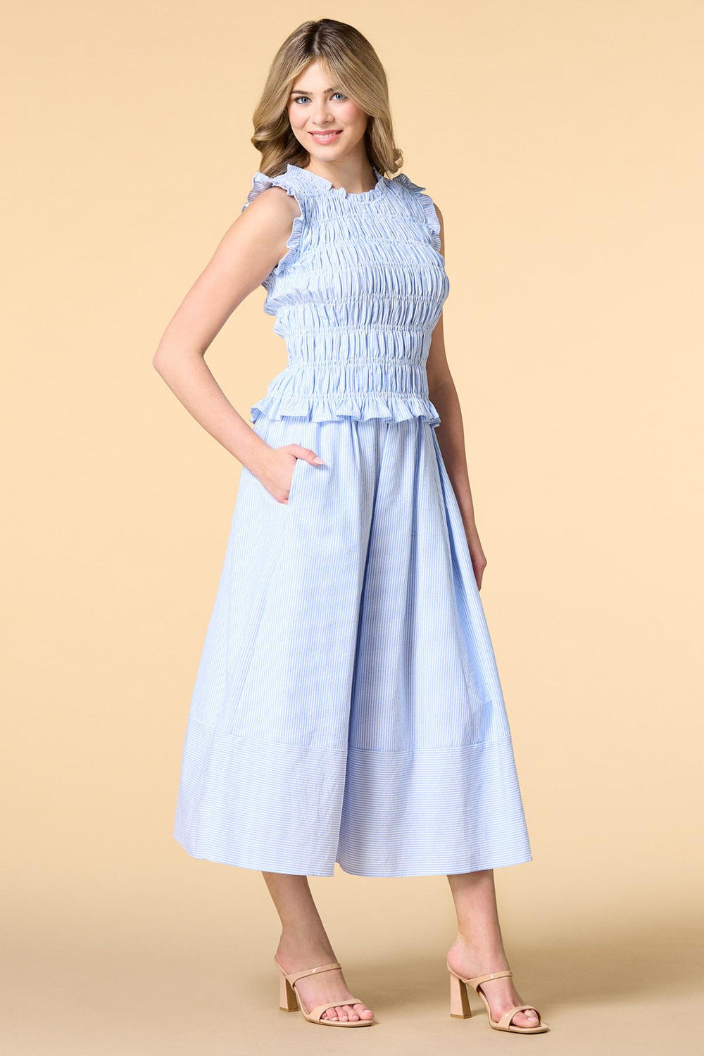 between the lines maxi skirt Versona Trends|Apparel