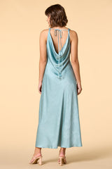 test the waters satin maxi dress Versona Trends|Apparel