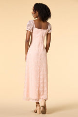 blushing bride maxi dress- pink Versona Trends