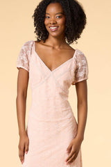 blushing bride maxi dress- pink Versona Trends