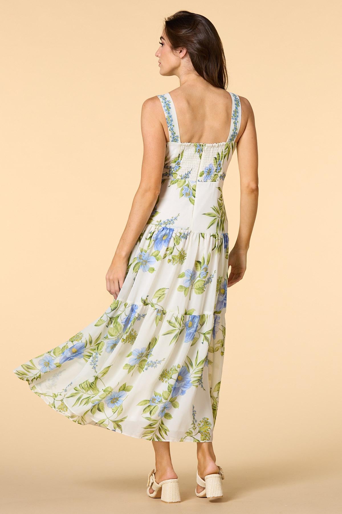 blooming day maxi dress Versona Trends