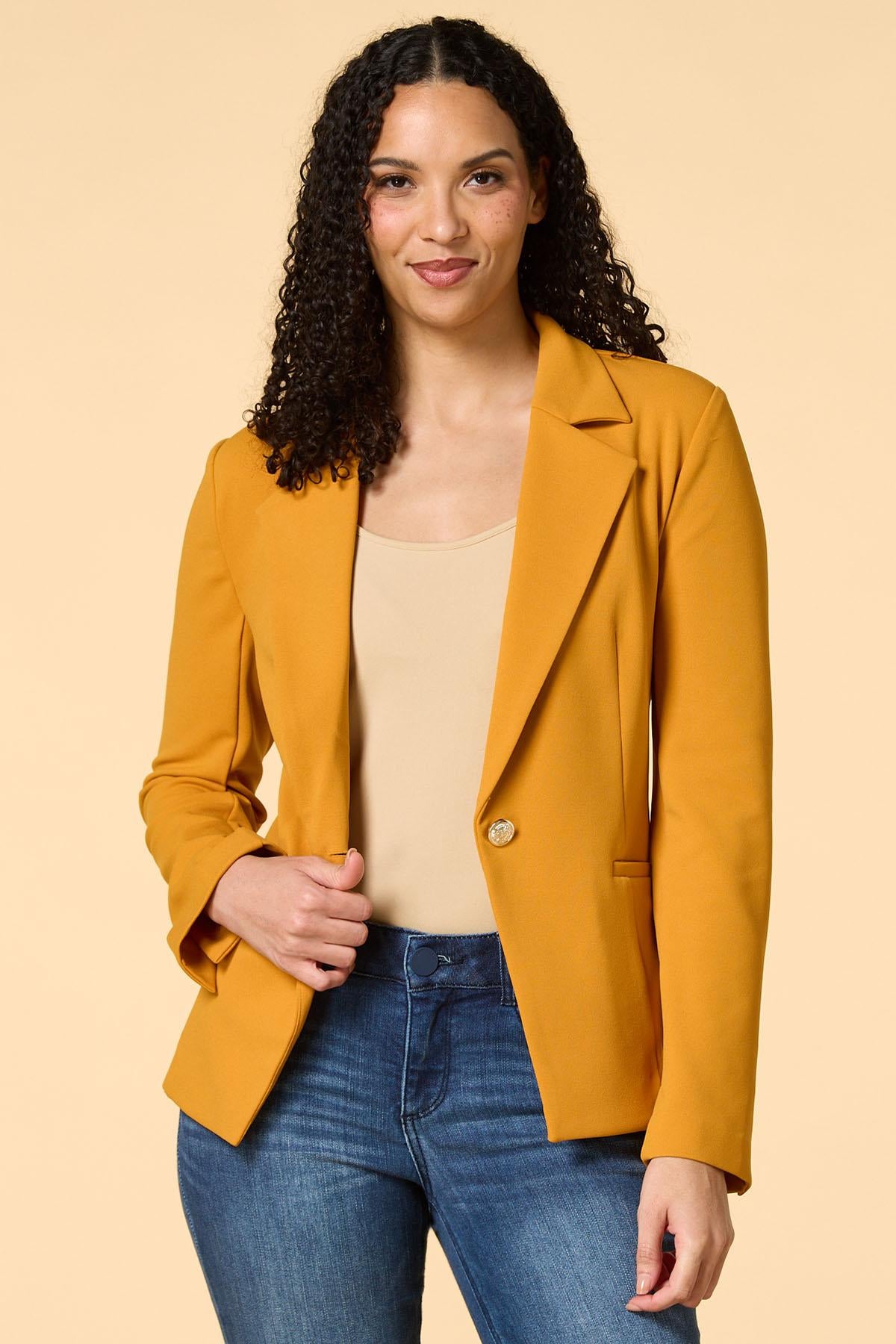 office culture crepe blazer Versona Trends|Apparel|Sale