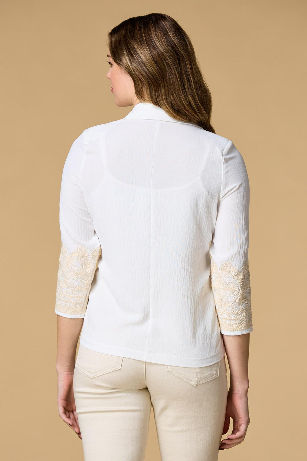 relaxed fit embroidered blazer Versona Trends|Apparel