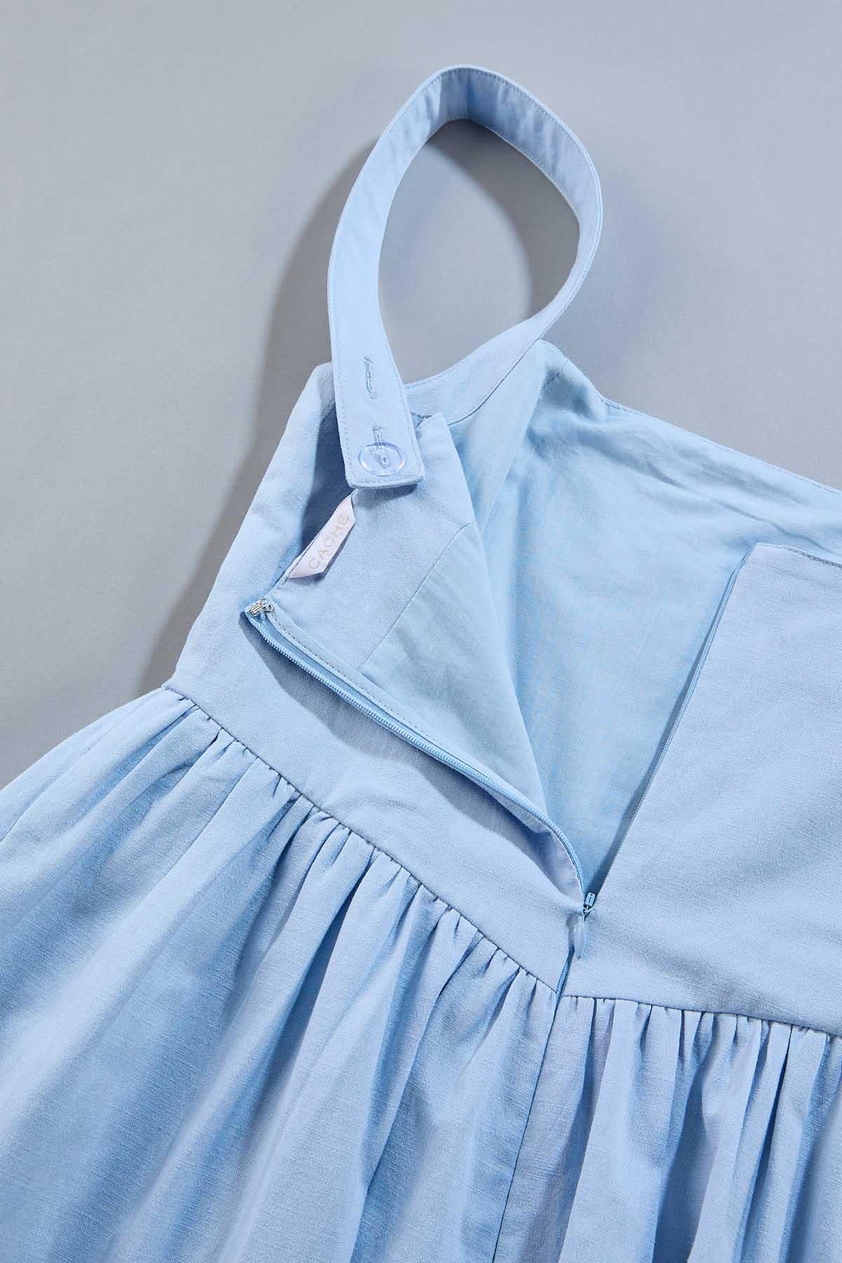cache linen midi dress Versona Caché