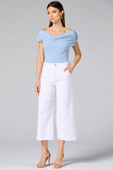 cache overlap off shoulder top Versona Caché