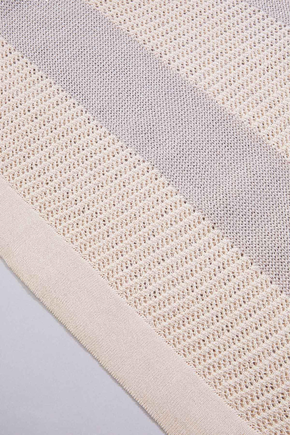 cache open knit striped pullover Versona Caché
