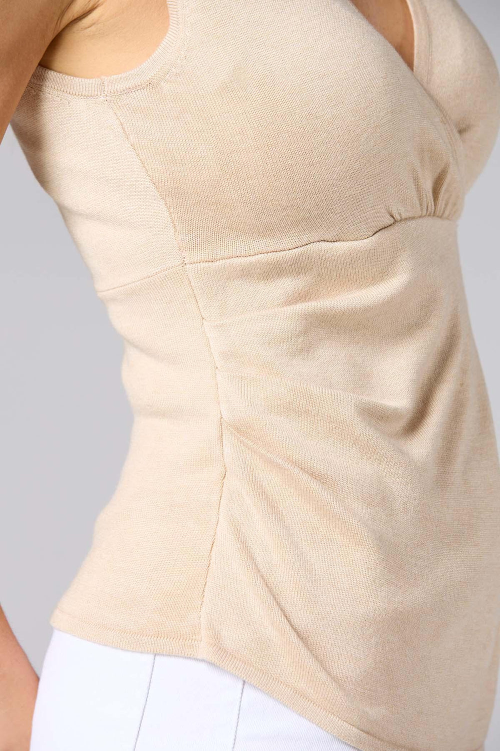 cache faux wrap sweater tank Versona Caché