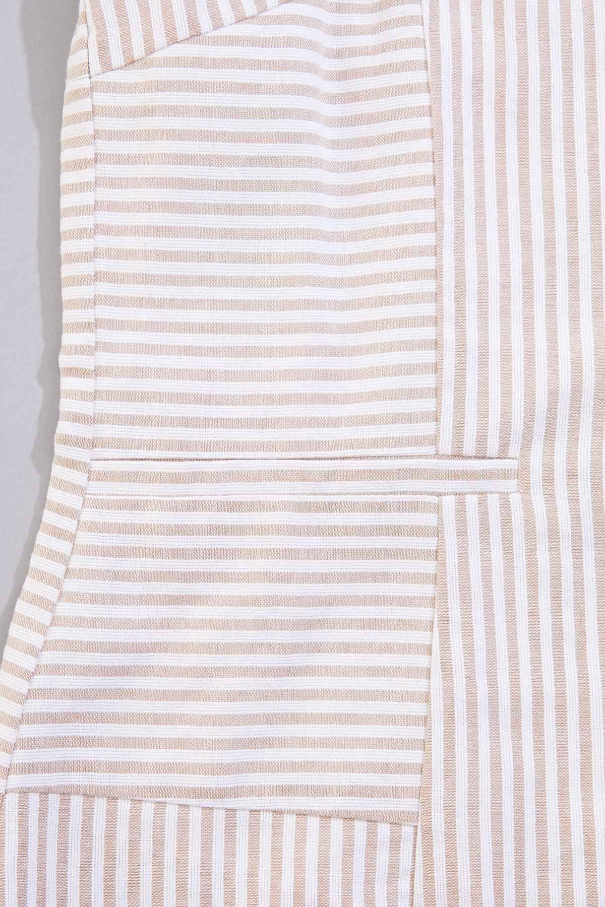 cache neutral striped vest Versona Caché