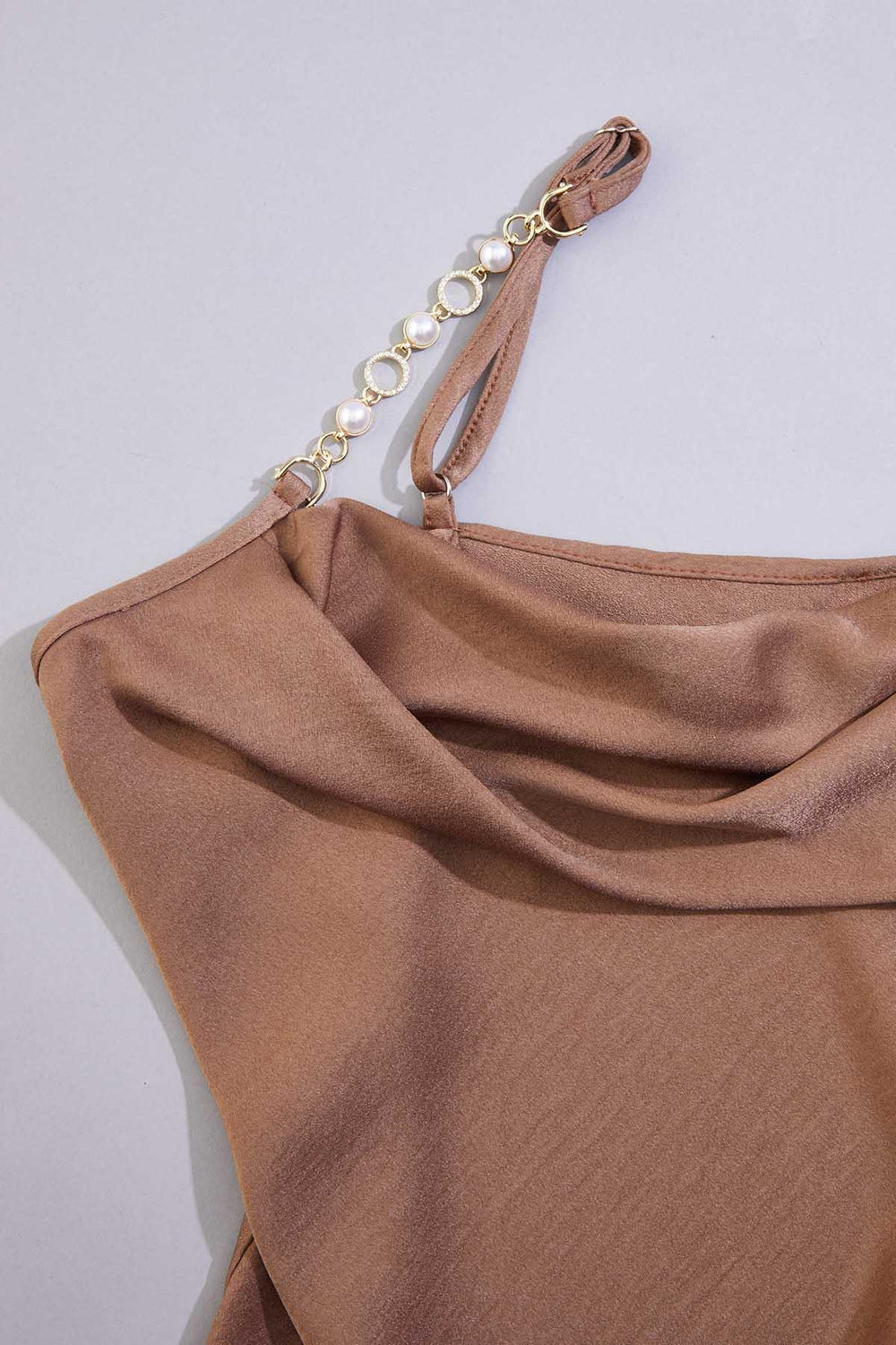 cache pearl chain strap tank Versona Caché