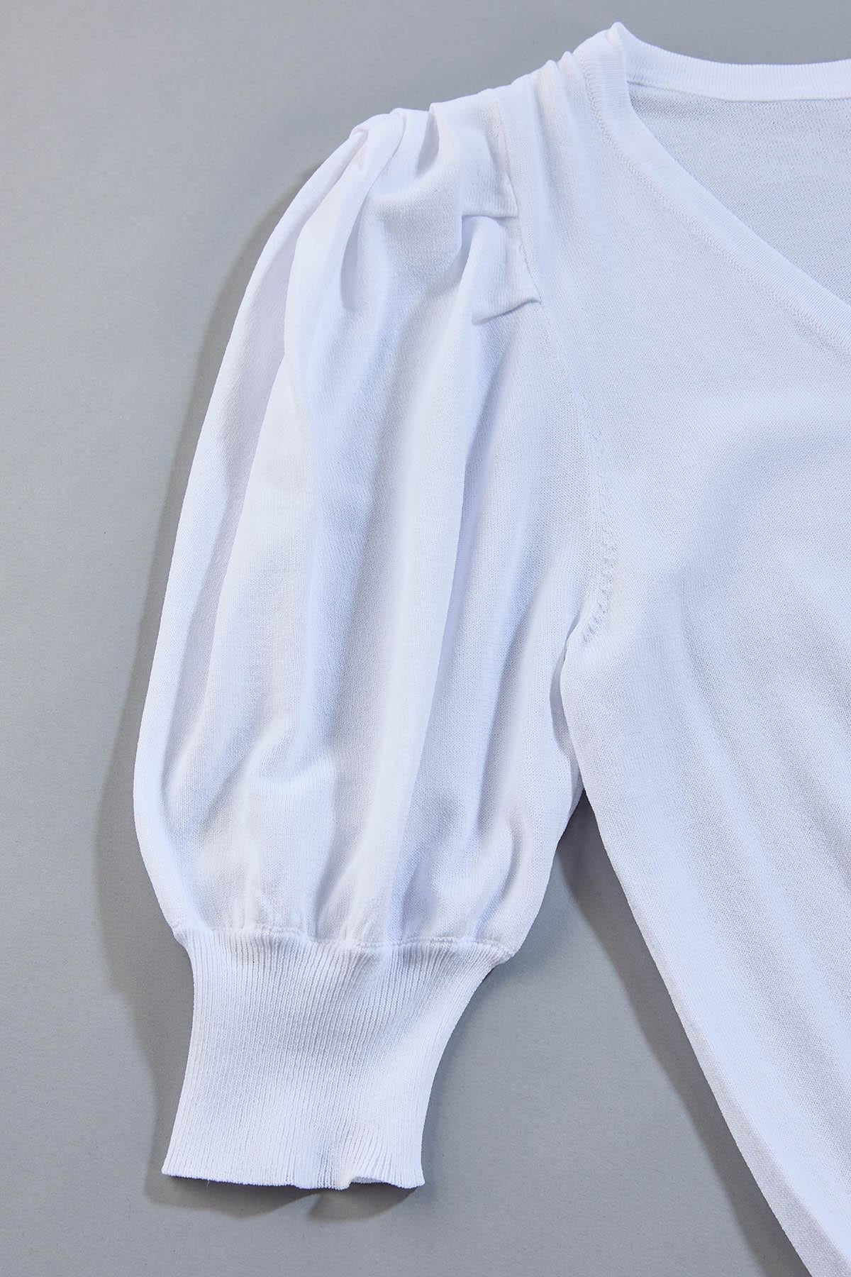 cache puff sleeve sweater Versona Caché