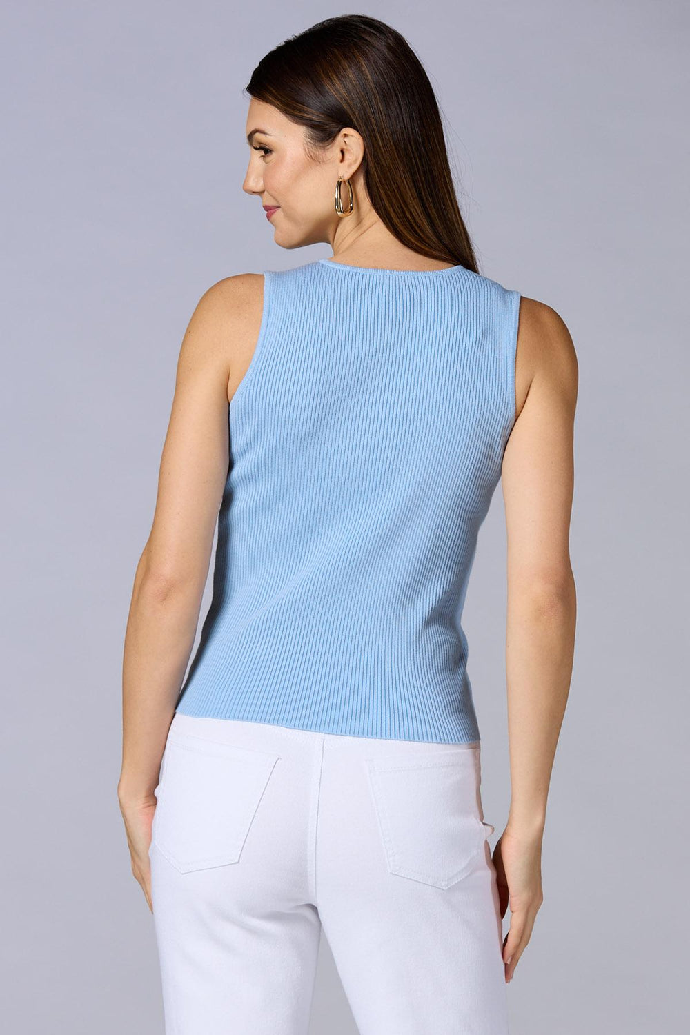 cache asymmetric button front vest Versona Caché