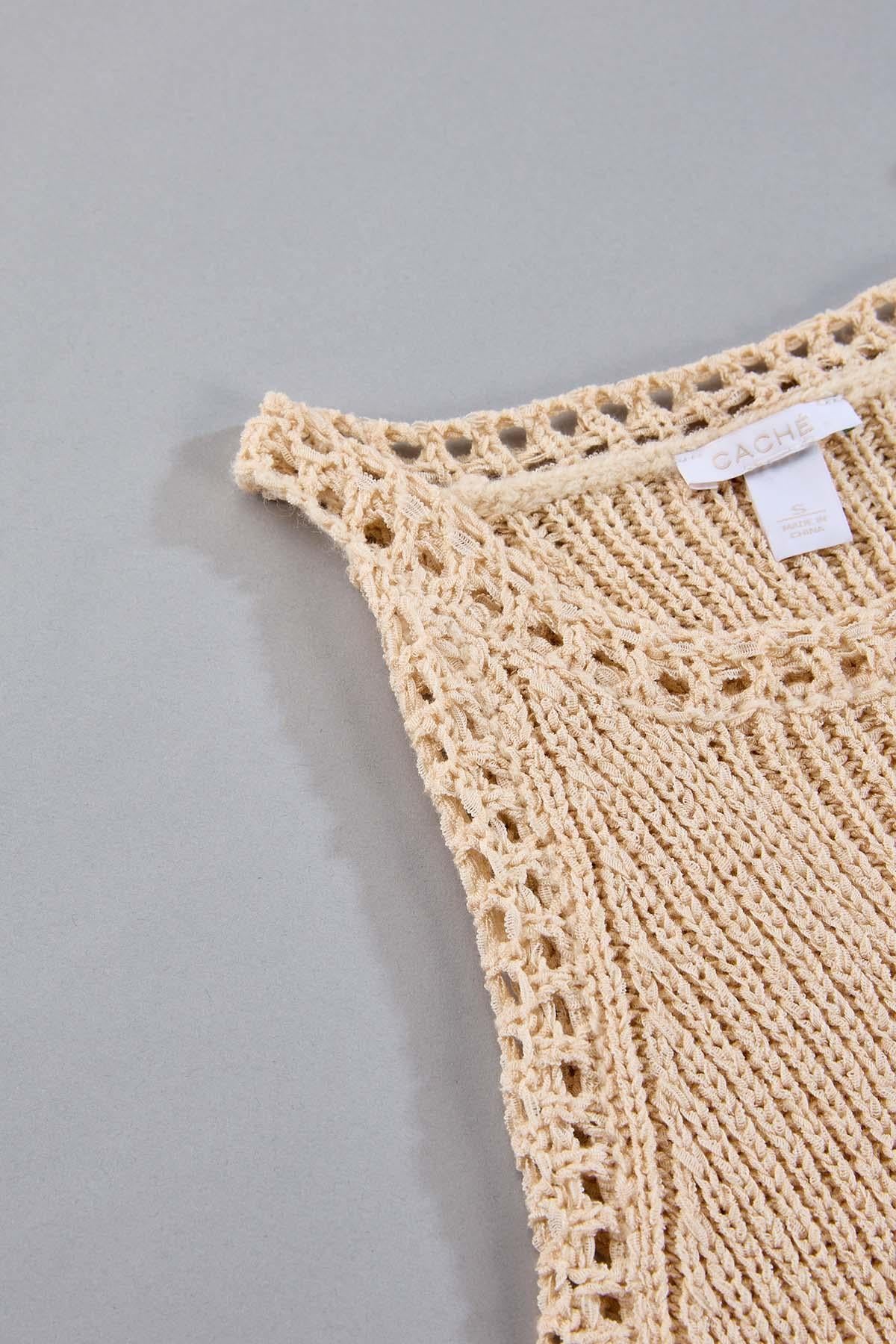 cache solid sweater tank Versona Caché