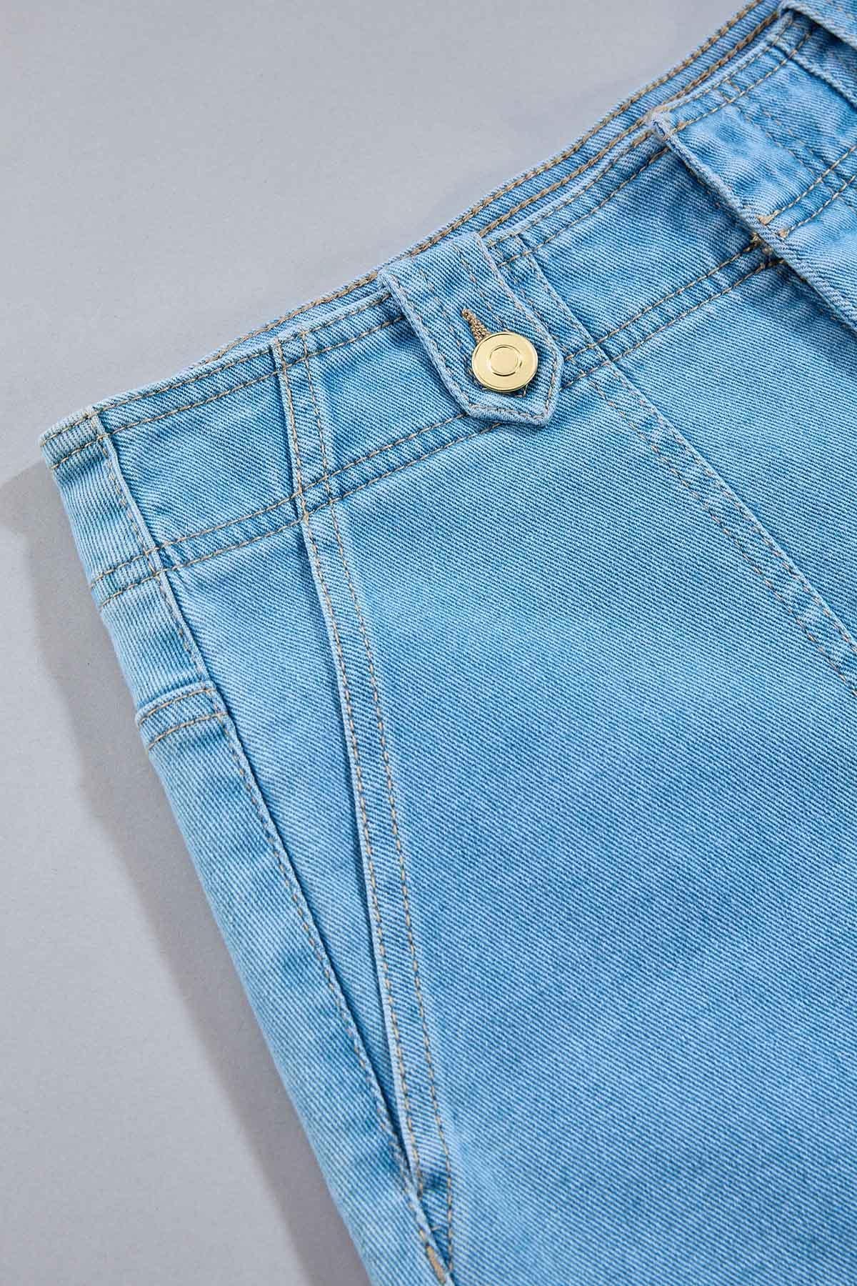 cache high rise denim shorts Versona Caché